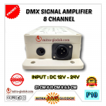 DMX RGB Signal Amplifier 8 Channel - LED Strip Controller